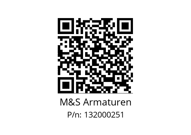   M&S Armaturen 132000251