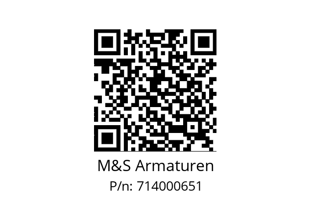   M&S Armaturen 714000651