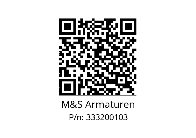   M&S Armaturen 333200103