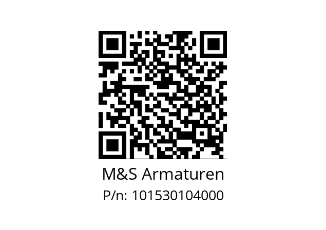   M&S Armaturen 101530104000