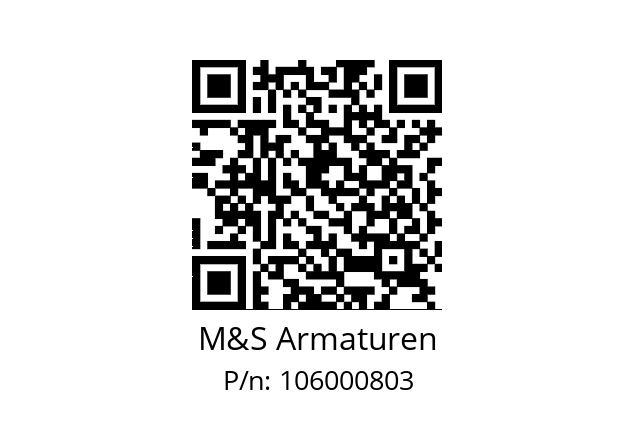   M&S Armaturen 106000803