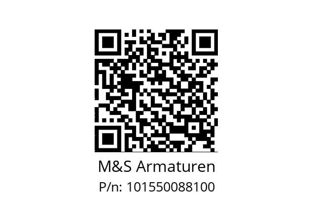   M&S Armaturen 101550088100