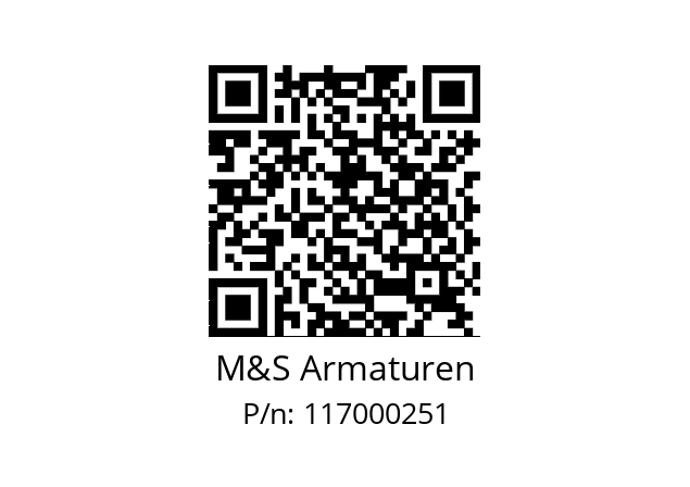   M&S Armaturen 117000251