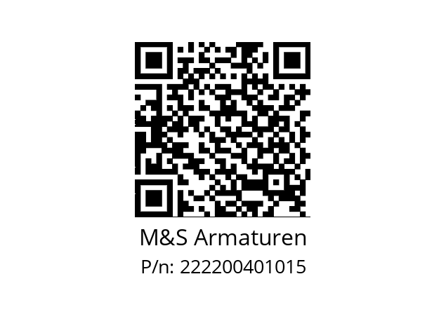   M&S Armaturen 222200401015