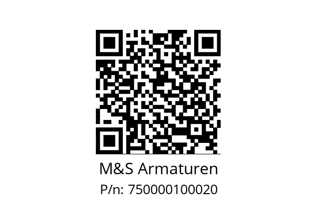   M&S Armaturen 750000100020