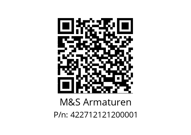   M&S Armaturen 422712121200001