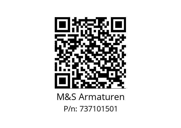   M&S Armaturen 737101501