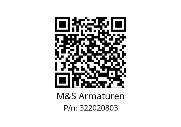   M&S Armaturen 322020803