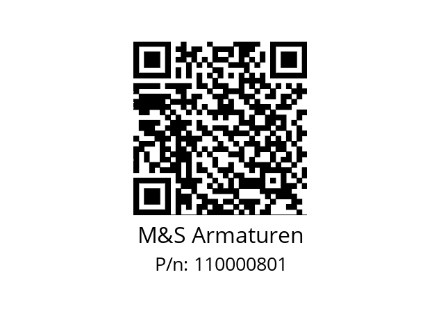   M&S Armaturen 110000801