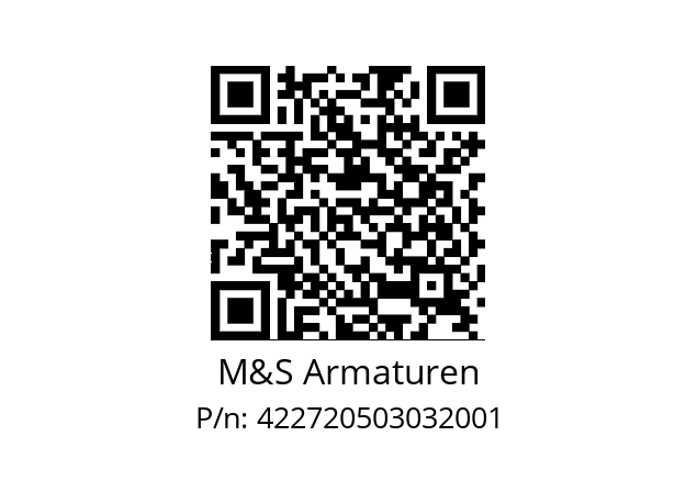   M&S Armaturen 422720503032001