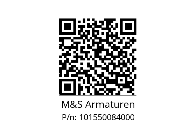   M&S Armaturen 101550084000