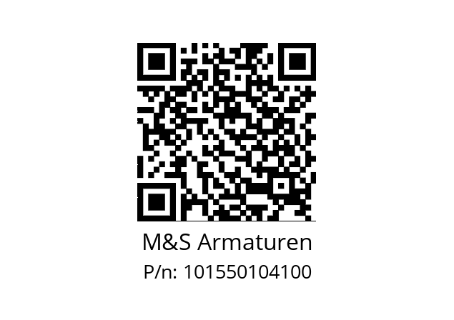   M&S Armaturen 101550104100