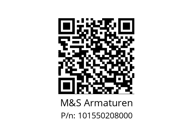   M&S Armaturen 101550208000