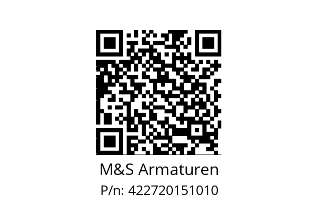   M&S Armaturen 422720151010