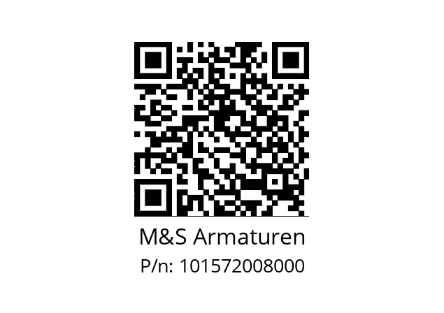   M&S Armaturen 101572008000