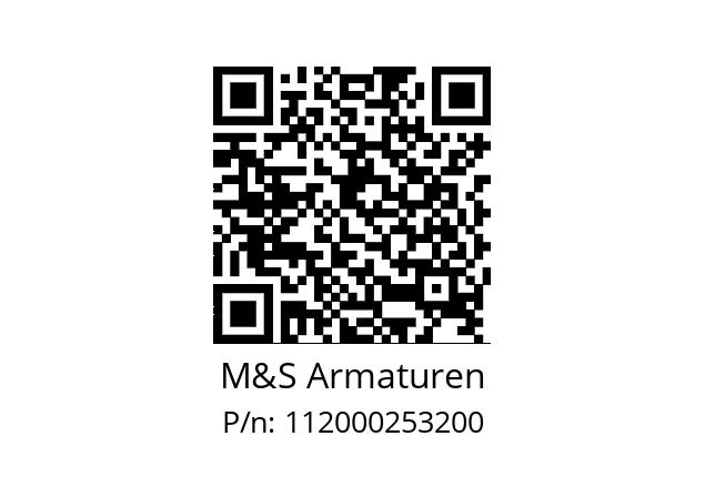   M&S Armaturen 112000253200