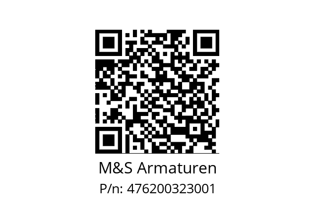   M&S Armaturen 476200323001