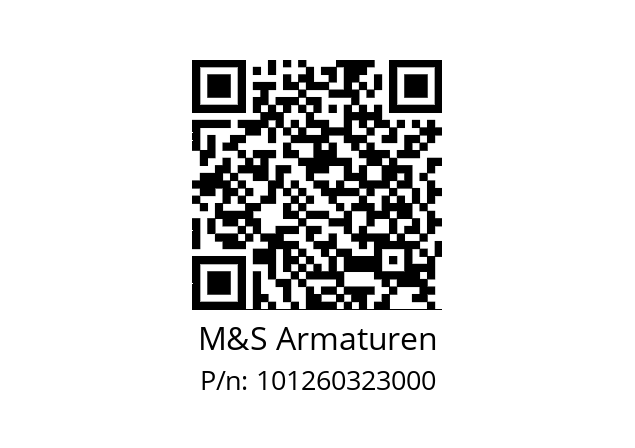   M&S Armaturen 101260323000