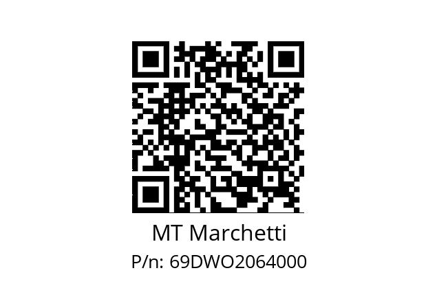   MT Marchetti 69DWO2064000