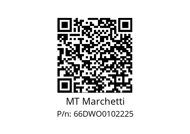  DWO0102225 MT Marchetti 66DWO0102225