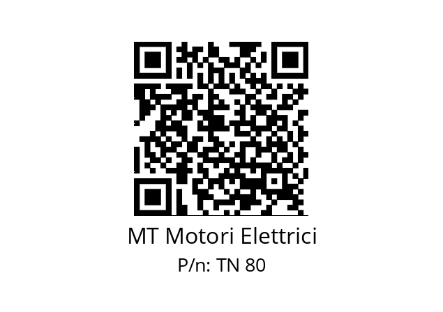   MT Motori Elettrici TN 80