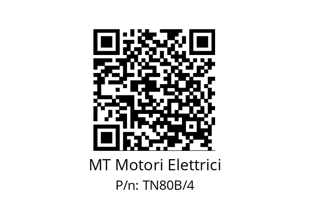   MT Motori Elettrici TN80B/4