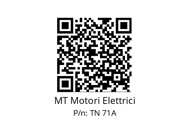   MT Motori Elettrici TN 71A