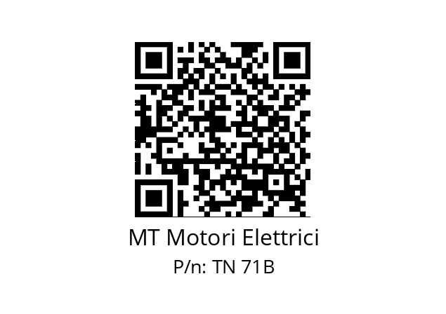   MT Motori Elettrici TN 71B