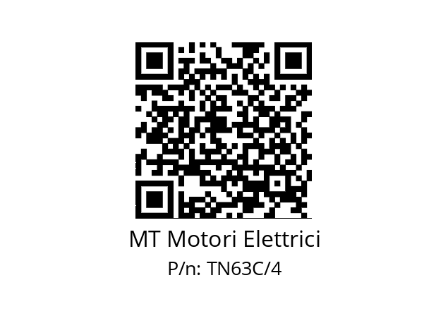   MT Motori Elettrici TN63C/4