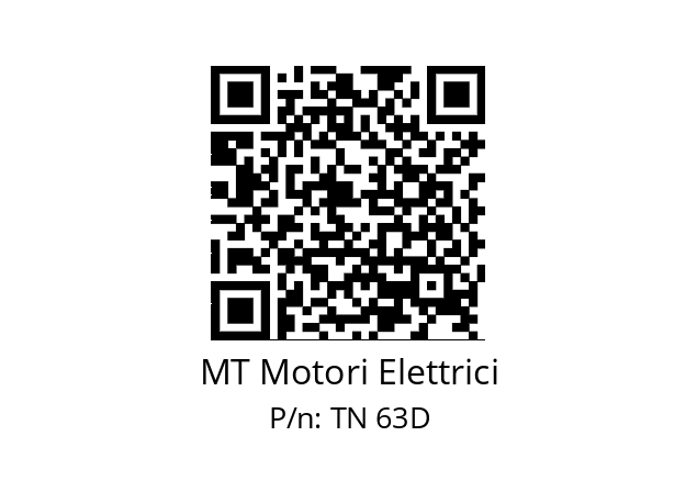   MT Motori Elettrici TN 63D