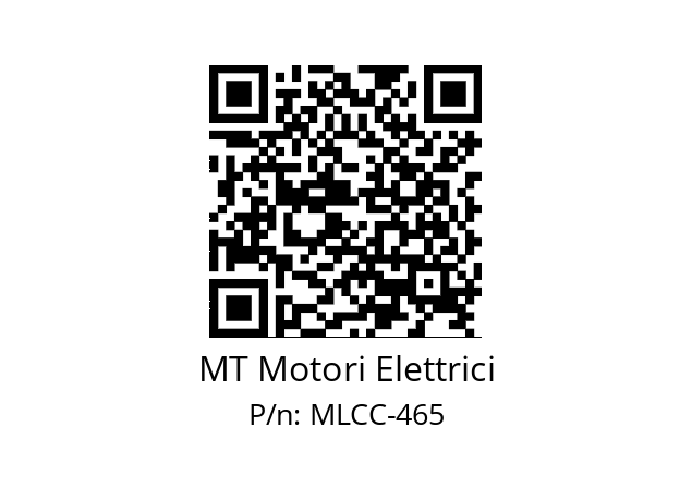   MT Motori Elettrici MLCC-465