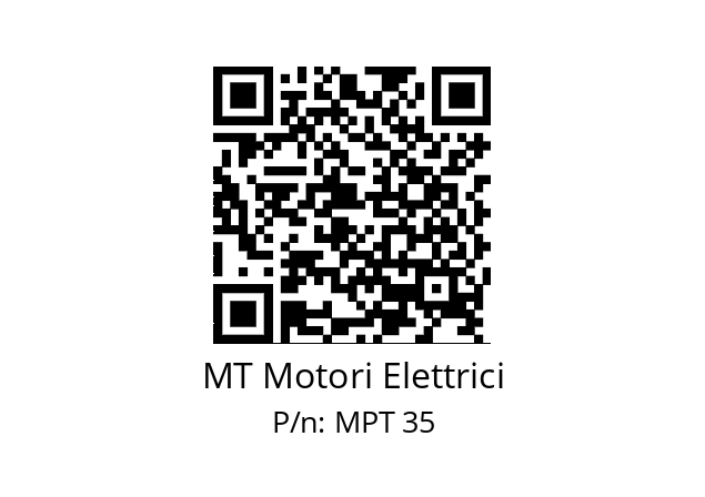   MT Motori Elettrici MPT 35