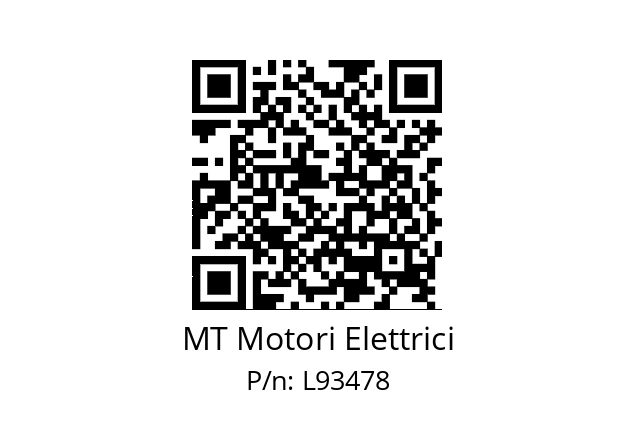   MT Motori Elettrici L93478