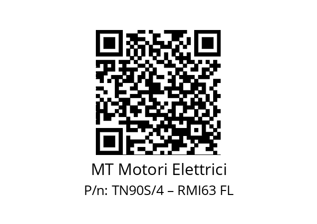   MT Motori Elettrici TN90S/4 – RMI63 FL