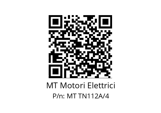   MT Motori Elettrici MT TN112A/4