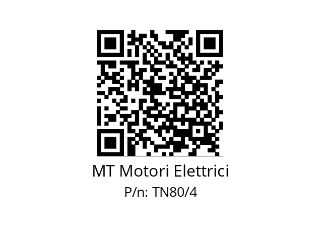   MT Motori Elettrici TN80/4