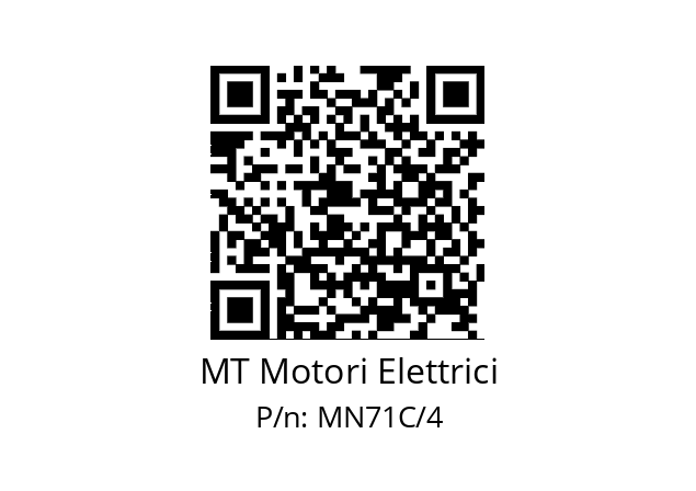   MT Motori Elettrici MN71C/4