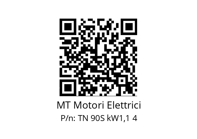   MT Motori Elettrici TN 90S kW1,1 4