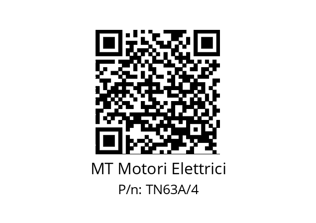   MT Motori Elettrici TN63A/4