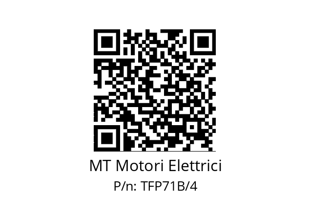   MT Motori Elettrici TFP71B/4