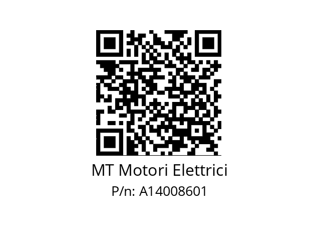   MT Motori Elettrici A14008601