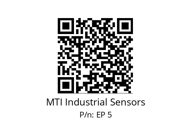   MTI Industrial Sensors EP 5