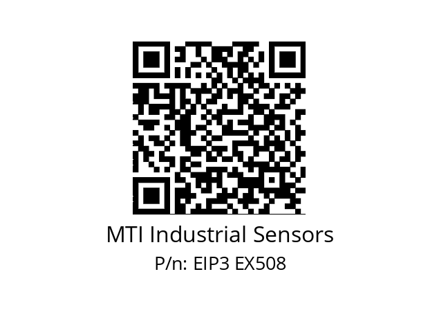   MTI Industrial Sensors EIP3 EX508