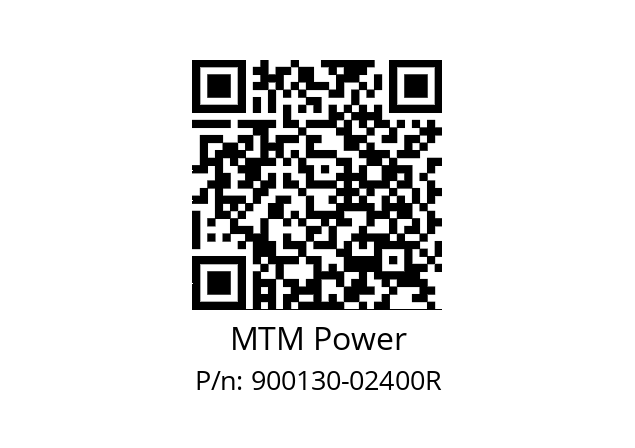   MTM Power 900130-02400R