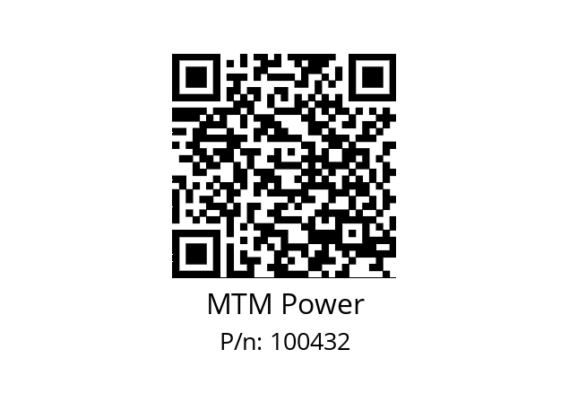   MTM Power 100432