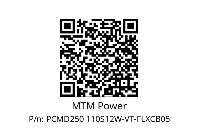   MTM Power PCMD250 110S12W-VT-FLXCB05