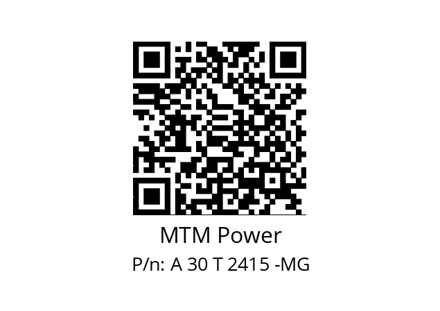   MTM Power A 30 T 2415 -MG