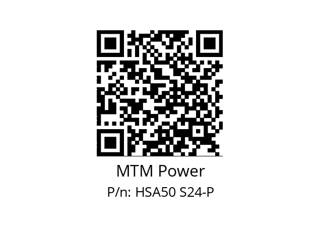   MTM Power HSA50 S24-P