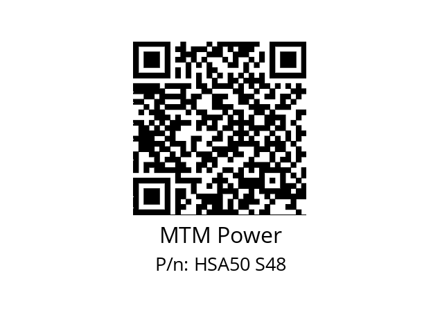   MTM Power HSA50 S48