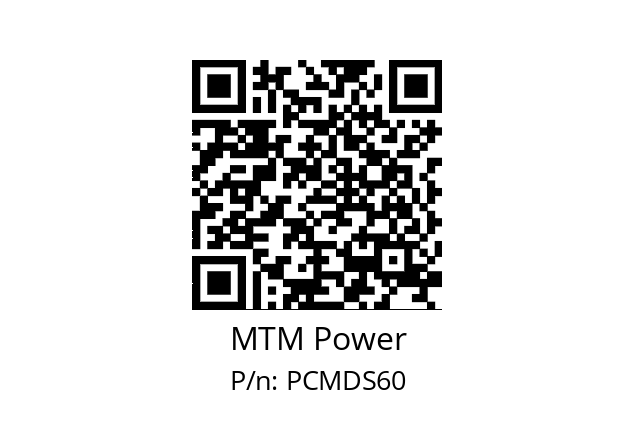   MTM Power PCMDS60